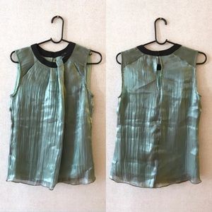 Robert Rodriquez Metallic Shell Top